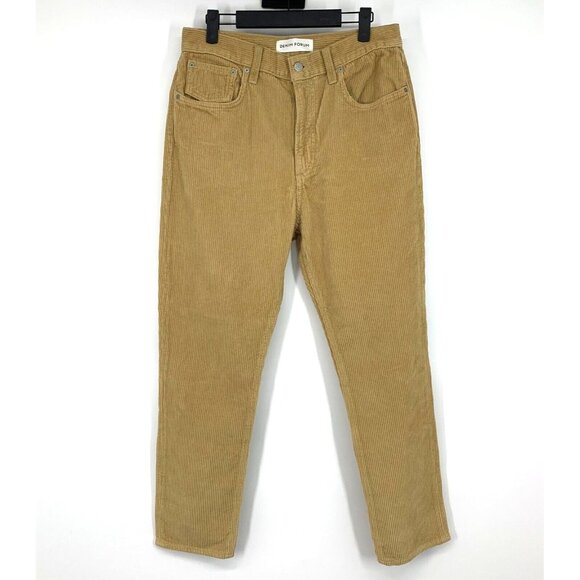 Aritzia Denim Forum Jeans Corduroy Yoko High Rise Slim Cords Pant - Picture 5 of 15